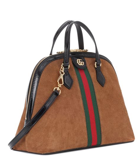 gucci ophidia suede shoulder bag